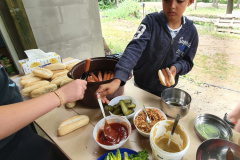 Oběd - hotdog